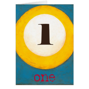 第1玉突の玉の近い絵画の上