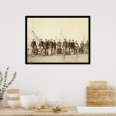 第1砲兵およびホットキスガンのバッテリE SD 1891 ポスター (キッチン)