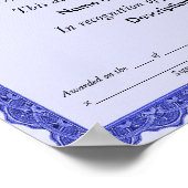 第1種青綬褒章 ポスター (角)