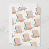 第1章のストーリーブック誕生日パーティー 招待状 (裏面)