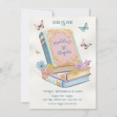 第1章のストーリーブック誕生日パーティー 招待状 (正面)