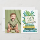 第1章ストーリーブックの誕生日写真 サンキューカード (正面)