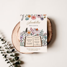 第1章ストーリーブック誕生日フローラ招待状