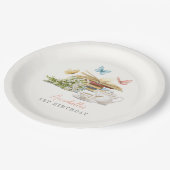 第1章蝶の物語の本の第1の誕生日 ペーパープレート (アングル)