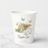 第1章蝶の物語の本の第1の誕生日 紙コップ (正面)