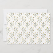 第1章 お茶のストーリーブック 1歳の誕生日写真 招待状 (裏面)