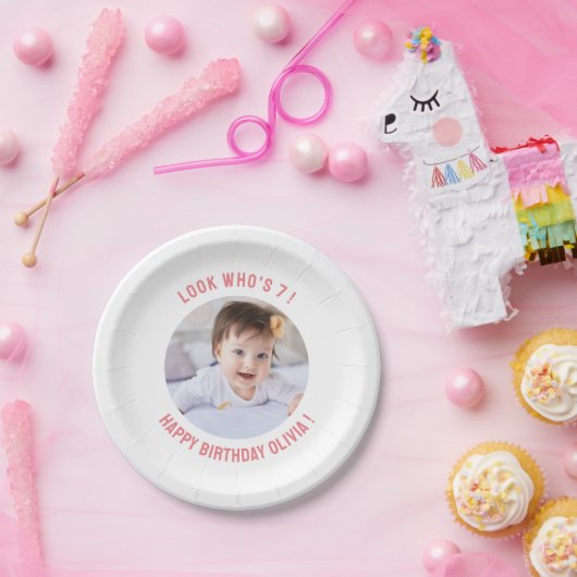 第1第2第3第4第5第7第10第20誕生日 ペーパープレート (パーティー)