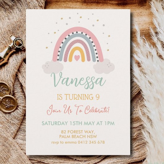 第1第2第3第4第5第7第8第9回誕生日パーティー 招待状