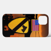 第1第7 cavarly空気cavのFort Hoodの退役軍人の獣医 Case-Mate iPhoneケース (裏面 (横))