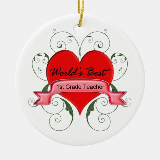 第1等級の先生 セラミックオーナメント (正面)