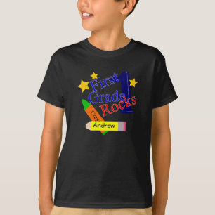 第1等級は男の子を揺すります Tシャツ