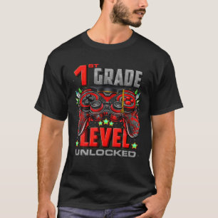 第1等級レベルのロック解除新学期第1等級 Tシャツ