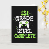 第1等級レベル完了 カード (黄色い花)