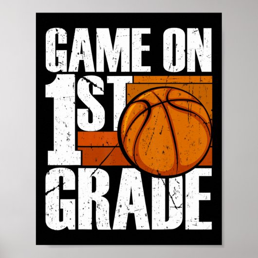 第1級バスケットボール新学期第1戦 ポスター (正面)