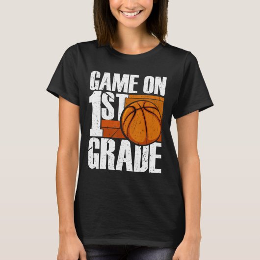 第1級バスケットボール新学期第1戦 Tシャツ (正面)
