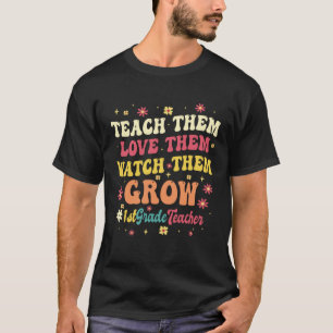 第1級先生インストラクター教育者の成長教え率 Tシャツ