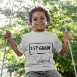 第1級分隊ボックス – 新学期Tシャツ Tシャツ<br><div class="desc">1年生スクワッドボックス、1年生チーム、新学期教師用シャツ</div>