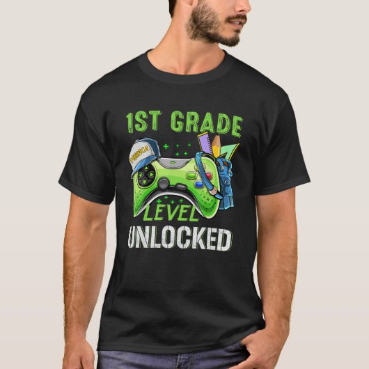第1級未対応アパレル第1日学校 Tシャツ (正面)