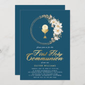 第1聖エレガント聖餐式招待状 招待状 (正面/裏面)