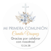 第1聖餐式に出スペインのるボホブルーの花