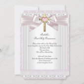 第1聖餐式の第1女子クロスカップピンクレース4 招待状 (正面)