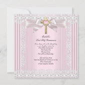 第1聖餐式の第1女子クロスカップピンクレース5 招待状 (正面)