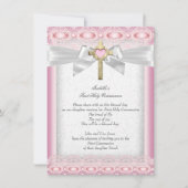 第1聖餐式の第1女子クロスカップピンレース 招待状 (正面)
