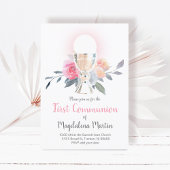 第1聖餐式の聖餐式のホストフローラ 招待状