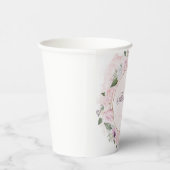 第1聖餐式ピンクのバラ 紙コップ (右)