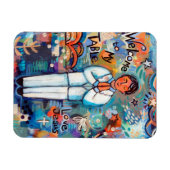 第1聖餐式ボーイカトリック磁石ギフト マグネット (横)