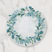 第1聖餐式ラウンドメッセージカード緑 フェイバータグ (裏面)