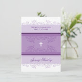 第1聖餐式招待状::カール1P 招待状 (スタンド正面)