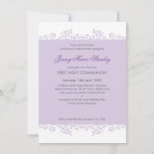 第1聖餐式招待状::カール1P 招待状 (裏面)