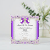 第1聖餐式1女十字紫 招待状 (スタンド正面)