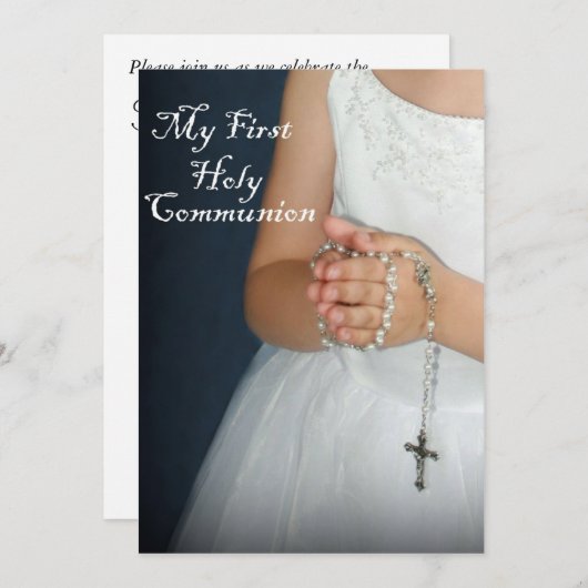 第1聖餐式4 招待状 (正面/裏面)