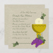 第1聖餐式 招待状 (正面/裏面)