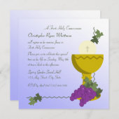 第1聖餐式 招待状 (正面/裏面)