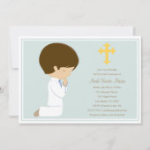 第1聖餐式 – 青 | 招待状 (正面)