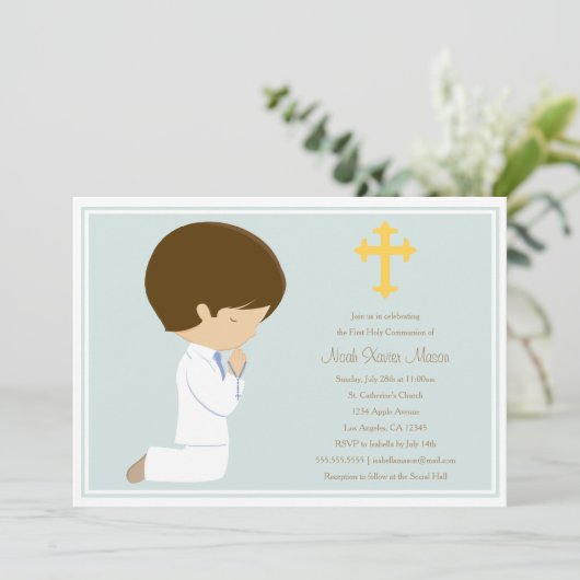 第1聖餐式 – 青 | 招待状 (スタンド正面)