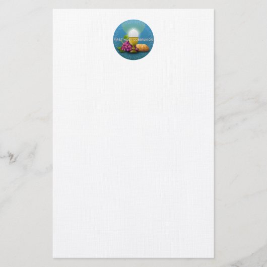 第1聖餐式 – 1 便箋 (正面)