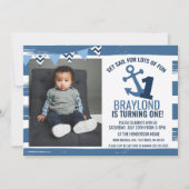 第1航海の誕生日招待状 招待状 (正面)