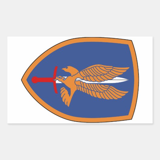 第1航空組 長方形シール (正面)