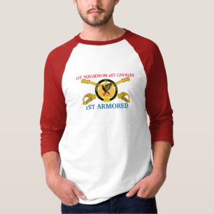第1艦隊の第1騎兵隊の第1装甲ワイシャツ Tシャツ