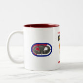 第1艦隊第40の騎兵隊は襲います ツートーンマグカップ (左)