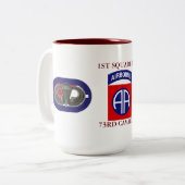 第1艦隊第73の騎兵隊は襲います ツートーンマグカップ (正面左)