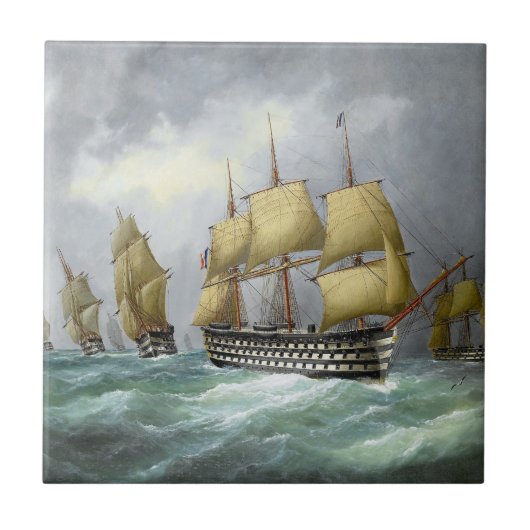 第1蒸気戦艦1884 タイル (正面)