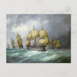 第1蒸気戦艦1884 ポストカード