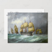 第1蒸気戦艦1884 ポストカード (正面/裏面)