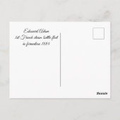 第1蒸気戦艦1884 ポストカード (裏面)