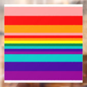 第1虹のプライド旗 ウィンドウサイン (シート2)